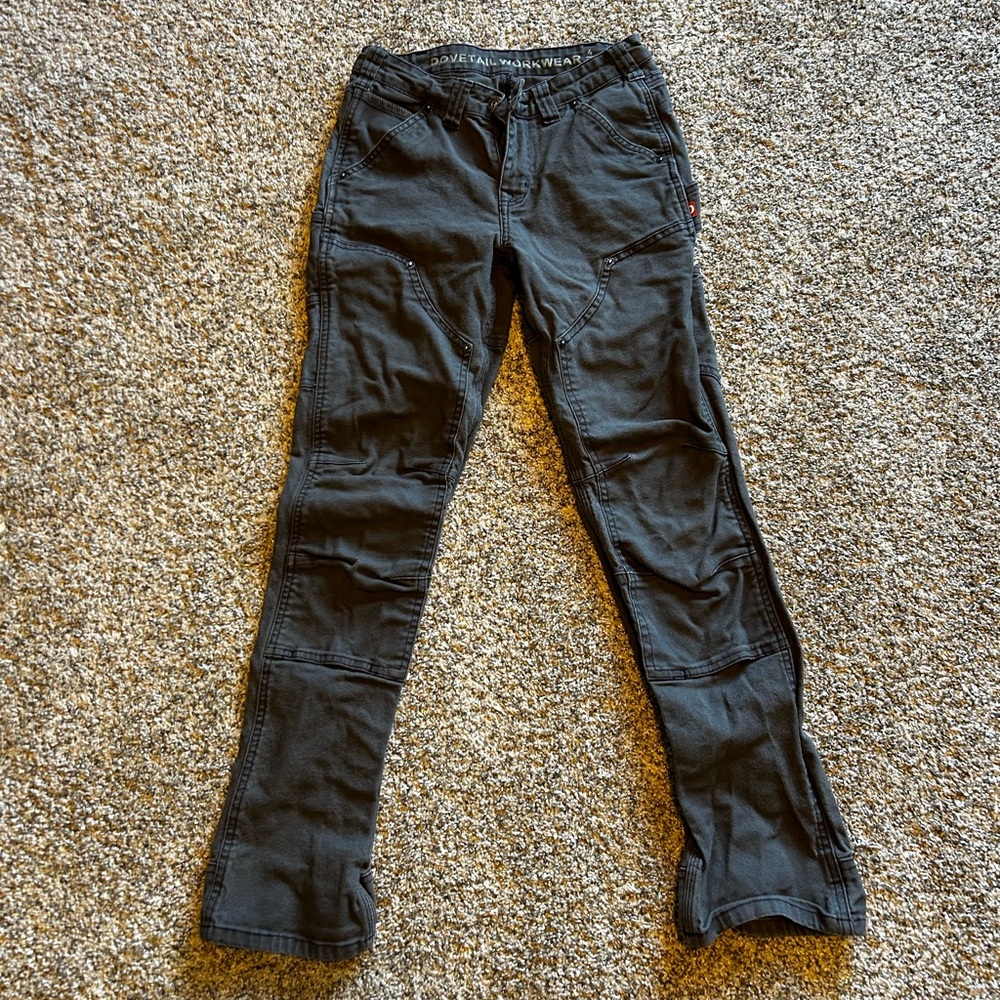 Dovetail workwear Britt women’s double knee pants size 4